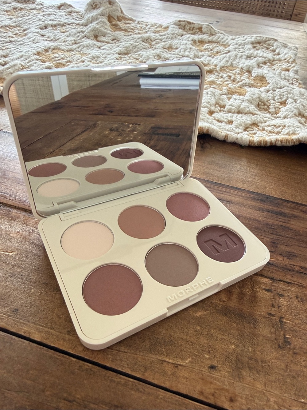 Morphe Matte Neutral Eyeshadow Compact - Cream, Taupe & Rosewood Tones